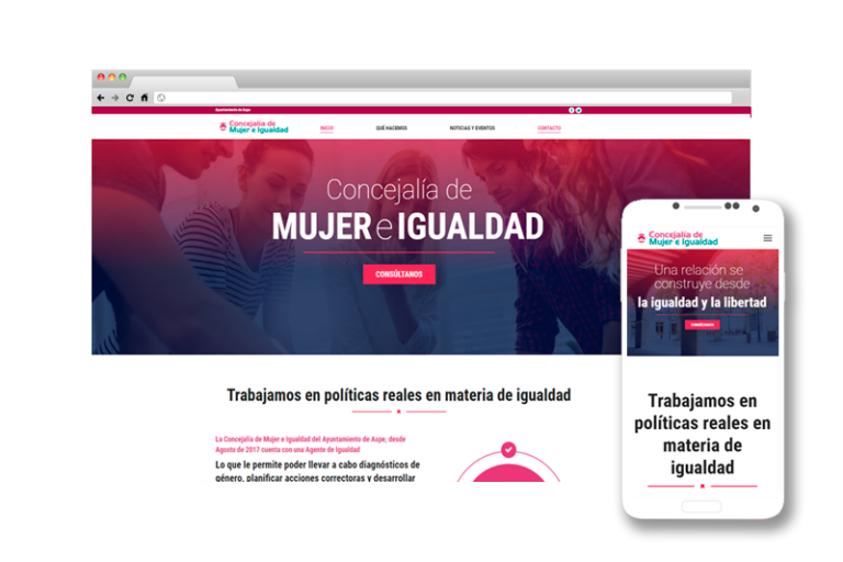 Nueva Web Mujer e Igualdad Aspe