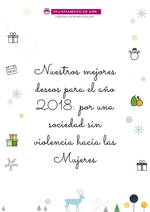 Mujer e igualdad Aspe felices fiestas