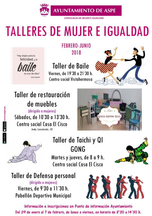 CARTEL TALLERES IGUALDAD 2018