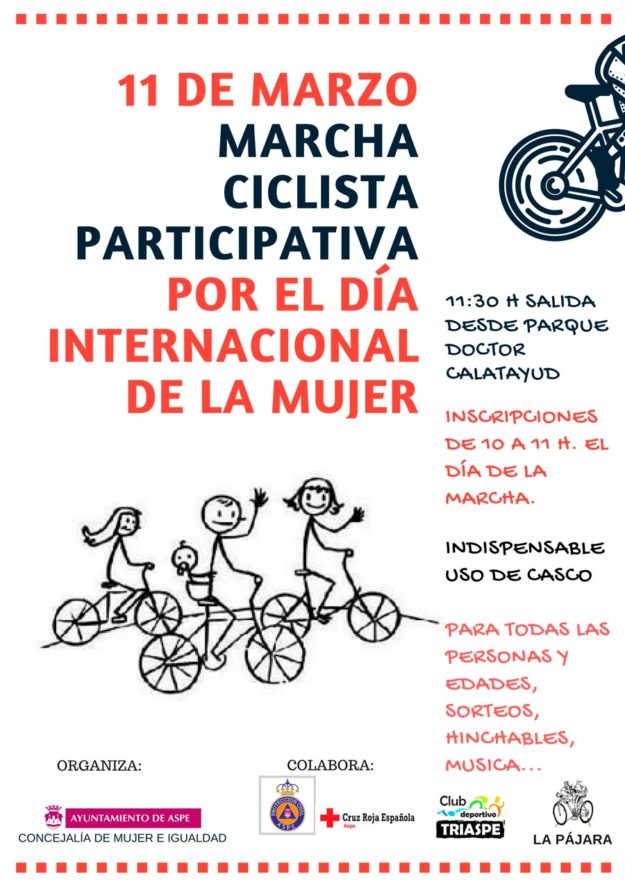 MARCHA-CICLISTA MARCHA-CICLISTA Día de la Mujer Aspe