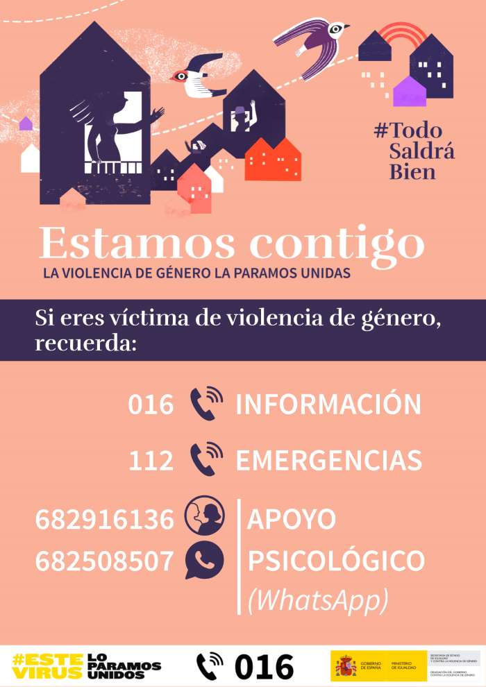 Cartel servicios información (Personalizado) Estamos contigo